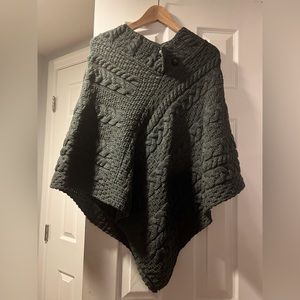Made in Ireland wool poncho